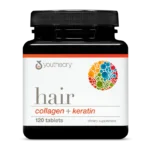 مکمل کلاژن و کراتین مو یوتئوری |  (120)Youtheory® Hair Collagen+ keratin