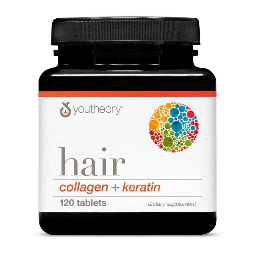 bdals8bzxl2dpjlkft6w مکمل کلاژن و کراتین مو یوتئوری | (120)Youtheory® Hair Collagen+ keratin - تصویر 1
